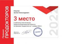 Сертификат отделения Революции 29А